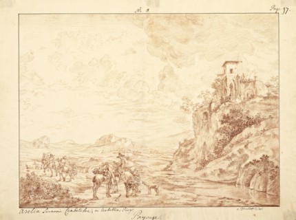 Catalogue raisonne et figure de ses tableaux, La Galerie Électorale de Düsseldorf, Pigage, Nicolas de, 1723-1796, Red crayon