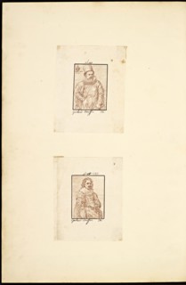 Catalogue raisonne et figure de ses tableaux, La Galerie Électorale de Düsseldorf, Pigage, Nicolas de, 1723-1796, Red crayon