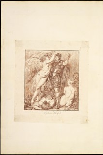 Catalogue raisonne et figure de ses tableaux, La Galerie Électorale de Düsseldorf, Pigage, Nicolas de, 1723-1796, Red crayon