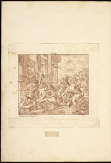 Catalogue raisonne et figure de ses tableaux, La Galerie Électorale de Düsseldorf, Pigage, Nicolas de, 1723-1796, Red crayon