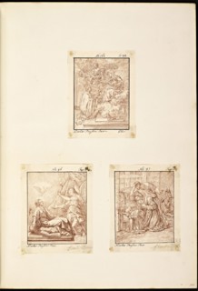 Catalogue raisonne et figure de ses tableaux, La Galerie Électorale de Düsseldorf, Pigage, Nicolas de, 1723-1796, Red crayon
