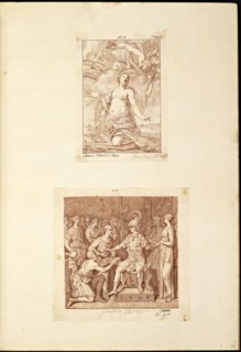 Catalogue raisonne et figure de ses tableaux, La Galerie Électorale de Düsseldorf, Pigage, Nicolas de, 1723-1796, Red crayon