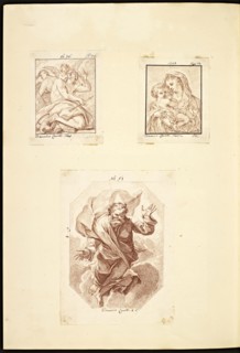 Catalogue raisonne et figure de ses tableaux, La Galerie Électorale de Düsseldorf, Pigage, Nicolas de, 1723-1796, Red crayon