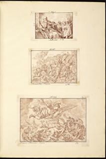 Catalogue raisonne et figure de ses tableaux, La Galerie Électorale de Düsseldorf, Pigage, Nicolas de, 1723-1796, Red crayon