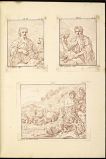Catalogue raisonne et figure de ses tableaux, La Galerie Électorale de Düsseldorf, Pigage, Nicolas de, 1723-1796, Red crayon