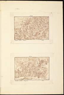 Catalogue raisonne et figure de ses tableaux, La Galerie Électorale de Düsseldorf, Pigage, Nicolas de, 1723-1796, Red crayon
