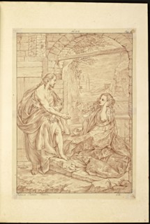 Catalogue raisonne et figure de ses tableaux, La Galerie Électorale de Düsseldorf, Pigage, Nicolas de, 1723-1796, Red crayon
