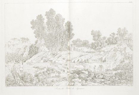 Restes du theatre de syracuse, Grandes vues pittoresques des principaux sites et monumens de la Grèce et de la Sicile