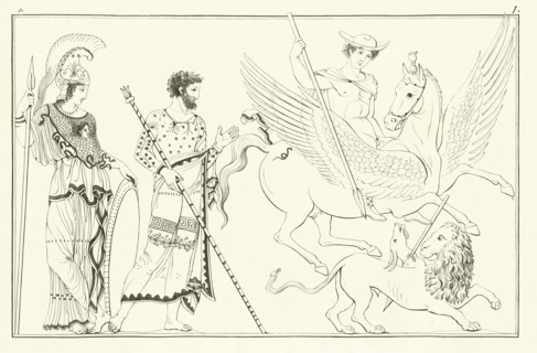 Collection of engravings from ancient vases mostly of pure Greek workmanship discovered in sepulchres in the kingdom