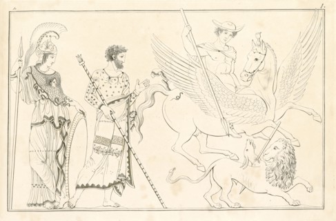 Collection of engravings from ancient vases mostly of pure Greek workmanship discovered in sepulchres in the kingdom
