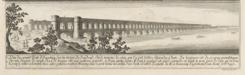Vüe du grand pont d'Ispahan, Entwurff einer historischen Architectur