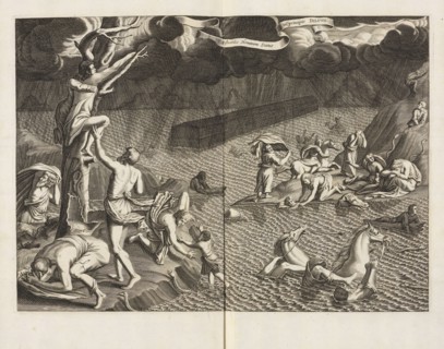 Miserabilis hominum status in principio diluvii, Athanasii Kircheri è Soc. Jesu Arca Noë, in tres libros digesta: quorum I
