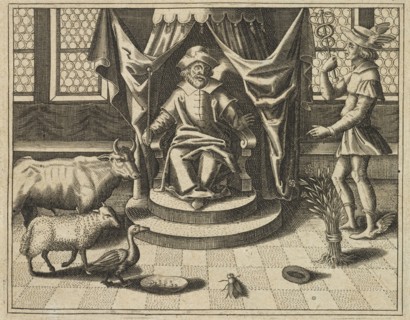 Title page vignette, Lvsvs serivs: quo Hermes sive Mercurius rex mundanorum omnium sub homine existentium, post longam