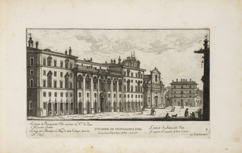 Collegio de propaganda fide, Il nvovo teatro delle fabriche et edifici in prospettiva di Roma moderna sotto il felice