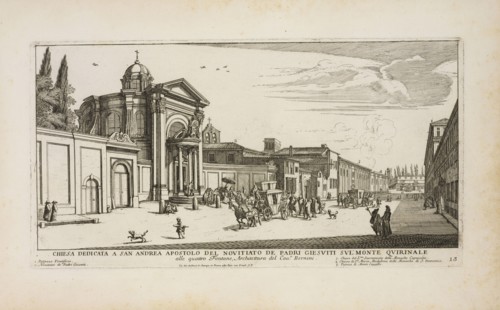 Chiesa dedicata a San Andrea apostolo del novitiato de padri giesuiti sul'Monte Quirinale, Il nvovo teatro delle fabriche
