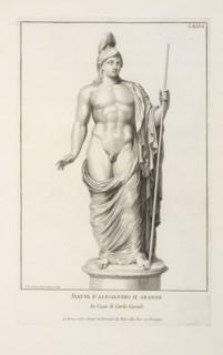 Statva d'Alessandro il grande... Raccolta di statue antiche e moderne: data in luce sotto i gloriosi auspicj della Santita di N.