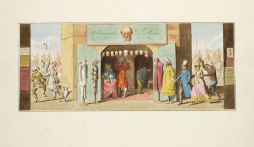 Il carnevale di Roma, Mörner, Hjalmar, 1794-1837, ca. 1820
