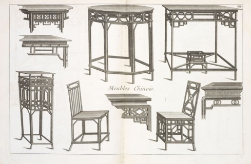 Traite des edifices, meubles, habits, machines et ustensils des chinois: graves sur les originaux dessines a la chine, Chambers