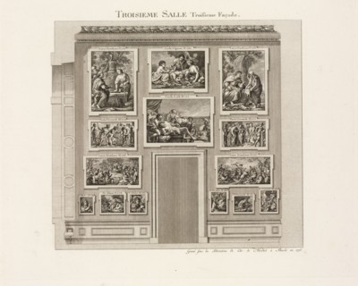 Troisieme salle, troisieme façade, La Galerie electorale de Dusseldorff ou catalogue raisonné et figuré de ses tableaux
