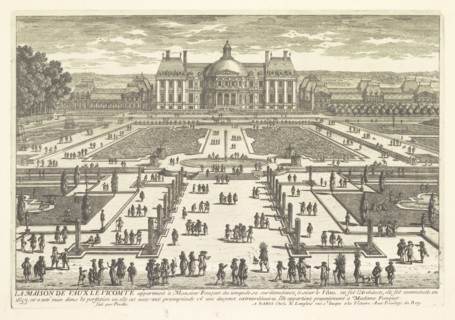 La maison de Vaux le Vicomte, Perelle engravings of Paris, royal residences, chateaux of France with additional s by Silvestre