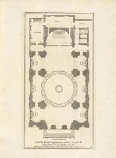 Pianta della Chiesa di S. Carlo a Catinari, Stvdio d'architettvra civile sopra gli ornamenti di porte e finestre tratti