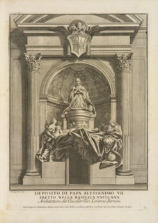Desposito di papa Alessadro VII. eretto nella Basilica Vaticana, Stvdio d'architettvra civile sopra gli ornamenti di porte