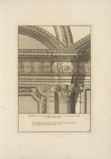 Parte degli ornamenti di detta cappella posti in grande, Stvdio d'architettvra civile sopra gli ornamenti di porte e finestre