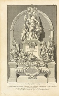 Sepulchral monument of John Sheffyld late Duke of Buckingham, Westmonasterium, or, the history and antiquities of the abbey