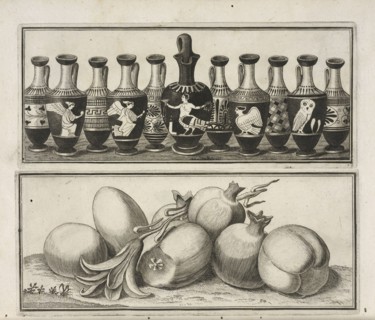 Tavola IV, Alcuni monumenti del Museo Carrafa, Daniele, Francesco, 1740-1812, Engraving, 1778