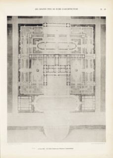 1856 - Guillaume, Un Palais d'Ambassade Francaise a Constantinople, 1856 - Guillaume, Les grands prix de Rome d'architecture