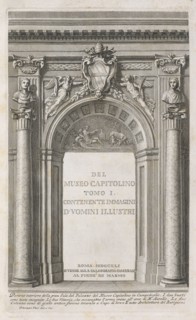 Title Page, Del Museo Capitolino, Bottari, Giovanni Gaetano, 1689-1775, Engraving, 1741-1782
