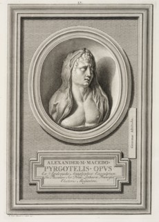 Alexander the Great of Macedonia, Pierres antiques gravées, sur lesquelles les graveurs ont mis leurs noms, Picart, Bernard