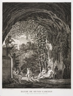 Danse de Jeunes Garçons, Collection des tableaux en gouache et des dessins de Salomon Gessner, Gessner, Salomon, 1730-1788