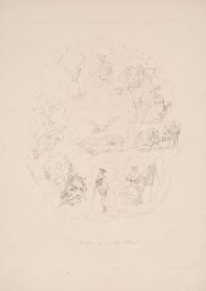 Sketches G. Hayter, Hayter, Sir George, 1792-1871, graphite, ink, watercolor, 1816