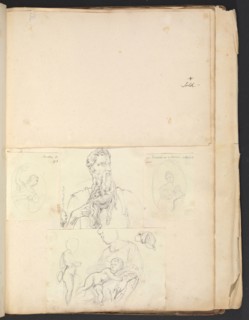 Sketches G. Hayter, Hayter, Sir George, 1792-1871, graphite, ink, watercolor, 1816