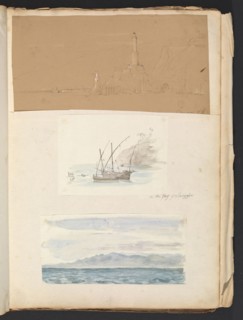 Sketches G. Hayter, Hayter, Sir George, 1792-1871, graphite, ink, watercolor, 1816