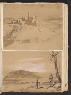 Sketches G. Hayter, Hayter, Sir George, 1792-1871, graphite, ink, watercolor, 1816