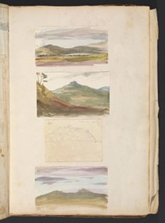 Sketches G. Hayter, Hayter, Sir George, 1792-1871, graphite, ink, watercolor, 1816