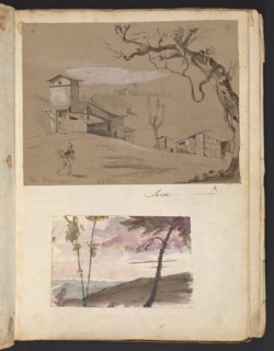 Sketches G. Hayter, Hayter, Sir George, 1792-1871, graphite, ink, watercolor, 1816