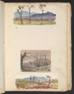 Sketches G. Hayter, Hayter, Sir George, 1792-1871, graphite, ink, watercolor, 1816