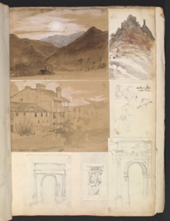 Sketches G. Hayter, Hayter, Sir George, 1792-1871, graphite, ink, watercolor, 1816