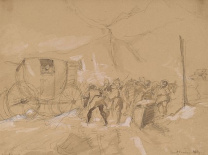 Sketches G. Hayter, Hayter, Sir George, 1792-1871, graphite, ink, watercolor, 1816