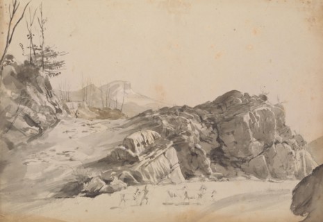 Sketches G. Hayter, Hayter, Sir George, 1792-1871, graphite, ink, watercolor, 1816