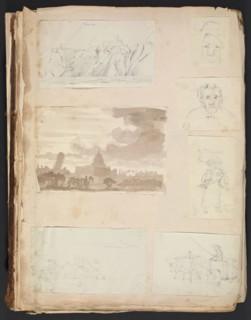 Sketches G. Hayter, Hayter, Sir George, 1792-1871, graphite, ink, watercolor, 1816