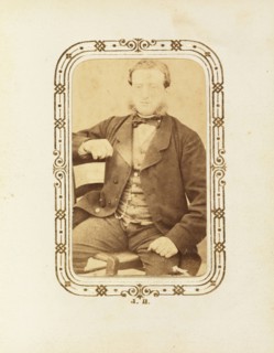 Album of Mexican and French cartes-de-visite, between 1861-1880