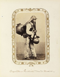 Album of Mexican and French cartes-de-visite, between 1861-1880