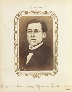 Album of Mexican and French cartes-de-visite, between 1861-1880