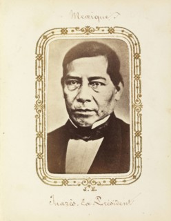 Album of Mexican and French cartes-de-visite, between 1861-1880