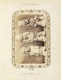 Album of Mexican and French cartes-de-visite, between 1861-1880