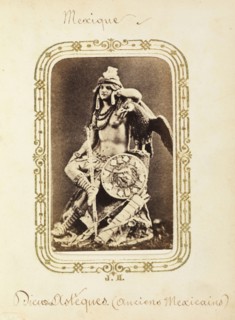 Album of Mexican and French cartes-de-visite, between 1861-1880